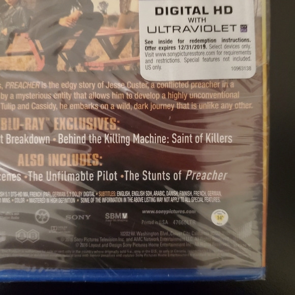 [New] Preacher: Season One [Blu-ray] - Picture 5 of 7